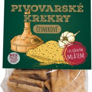 Slané Krekry z Plzeňského Prazdroje - Česnek